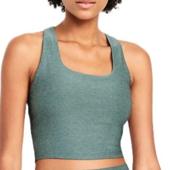 Old Navy CloudComfy Longline Sports Bra in Underwater size medium padded - Picture 1 of 5